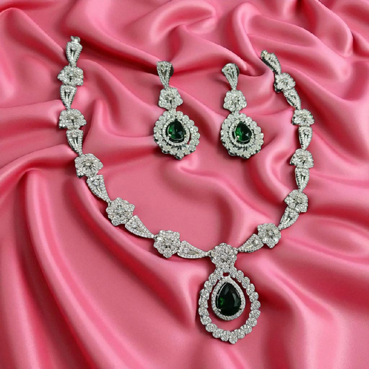 American Diamond Fashionable Necklace Set