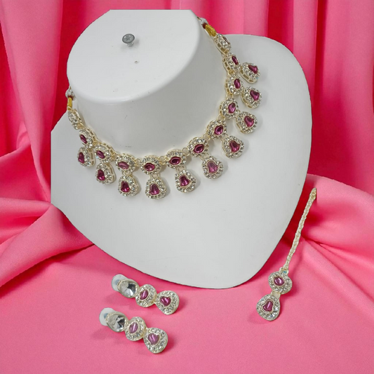 Elegant Choker Jewellery Set - Rani