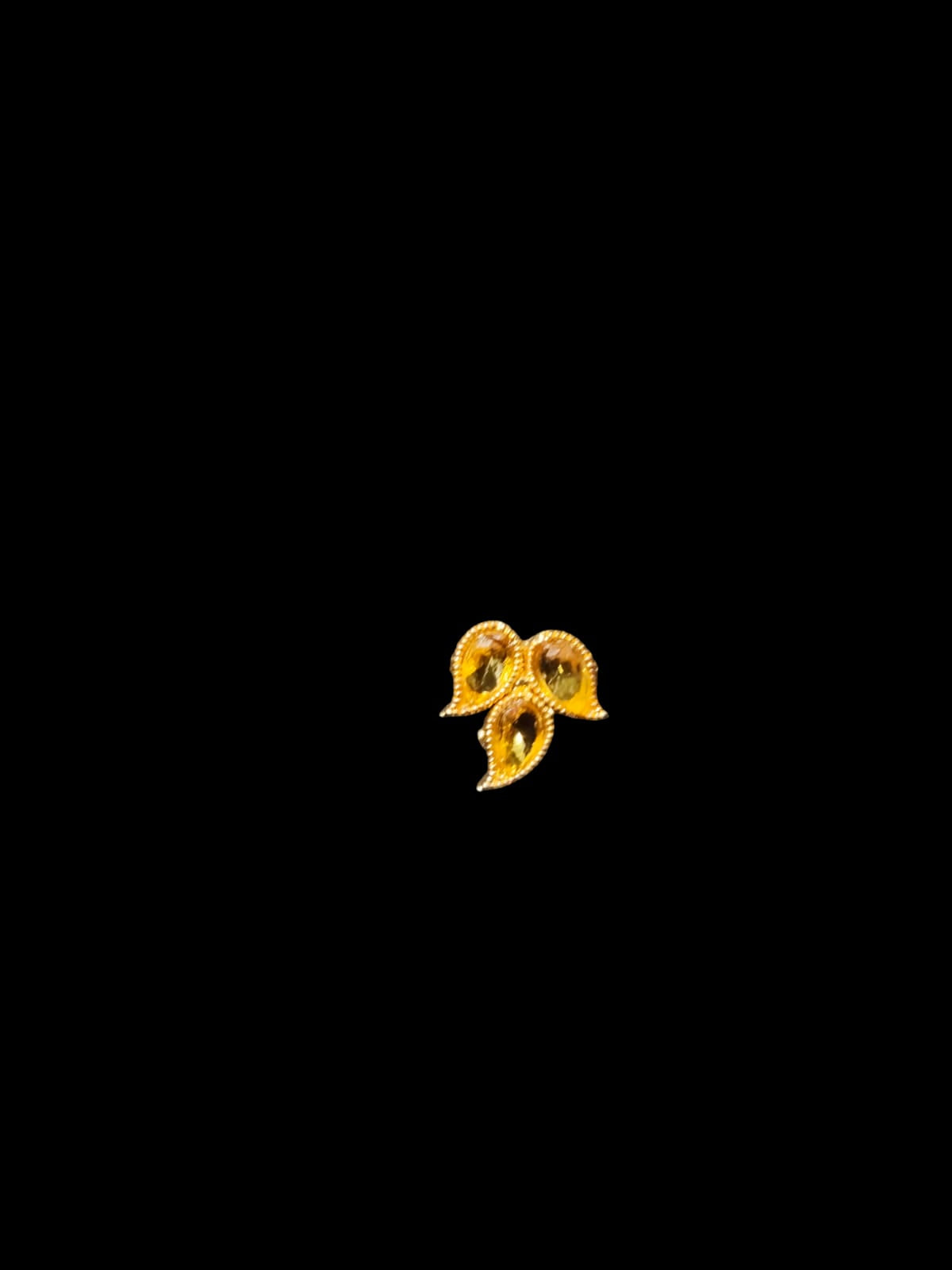 Golden Jewelry Mini Stone