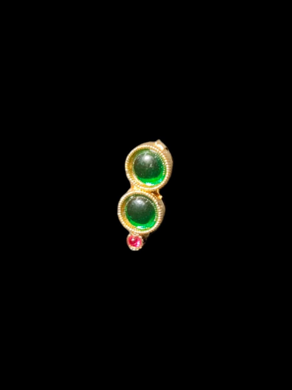 Green Colour Copper Plated Necklace Set